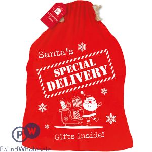 Giftmaker Santa's Special Delivery Christmas Sack