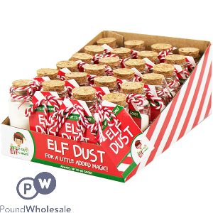 Christmas Glass Bottle Elf Dust Cdu
