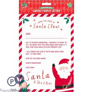 Christmas Santa's Reply Letter Set