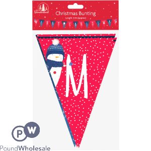 Festive Wonderland Merry Christmas Bunting 3.7m