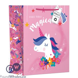 Giftmaker Magical Unicorn Gift Bag Large