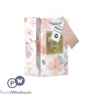 Giftmaker Floral Wash Gift Bag Small