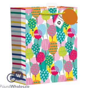 Giftmaker Party Balloons Shapes Gift Bag Large