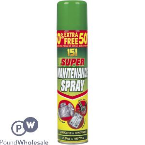 151 All Purpose Spray Paint – White Matt, 400ml Aerosol For Metal Wood Plastic