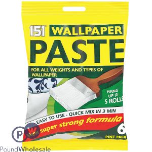 151 WALLPAPER PASTE 6 PINT PACK