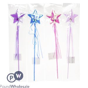 MERMAID STAR STAFF 40CM ASSORTED COLOURS