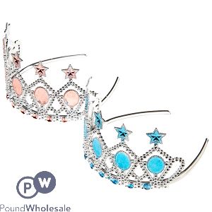 Pp Tiara Princess Crown Assorted Colours