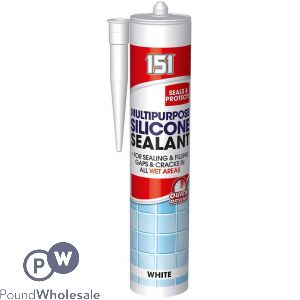 151 MULTIPURPOSE SILICONE SEALANT WHITE 280ML