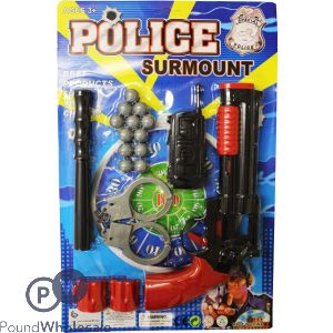 Police Play Gun Set