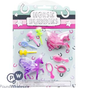 Horse Buddies Beauty Play Set 9pc