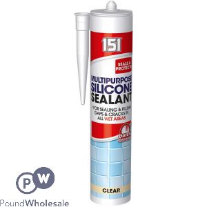 151 Multi-purpose Silicone Sealant Clear 280ml