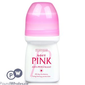 PAMPERED SOFT PINK ROLL-ON ANTI-PERSPIRANT 50ML