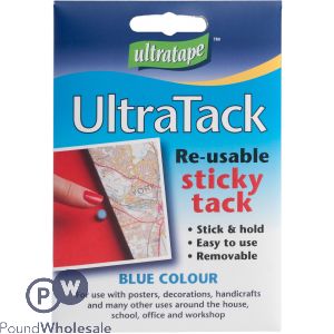 ULTRATAPE ULTRATACK REUSABLE BLUE STICKY TACK CDU