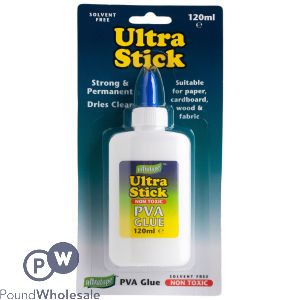 Ultratape Ultra Stick Non Toxic Pva Glue 120ml