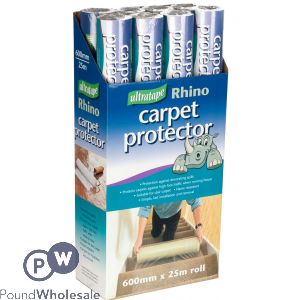 ULTRATAPE RHINO CARPET PROTECTOR ROLL 25M