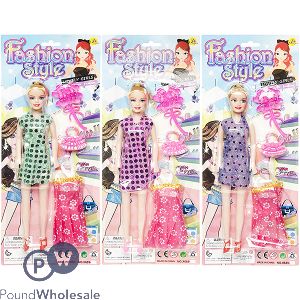 Fashion Style Dress-up Doll Assorted