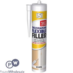 151 DECORATORS FLEXIBLE FILLER WHITE 280ML