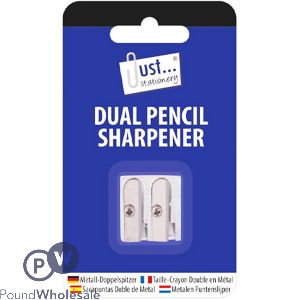 METAL DUAL PENCIL SHARPENER