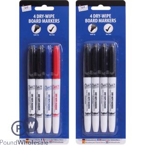 Dry Wipe Board Markers Pk/4