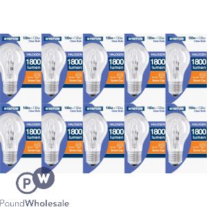 Status 100w=125w Halogen Gls Bulb Es