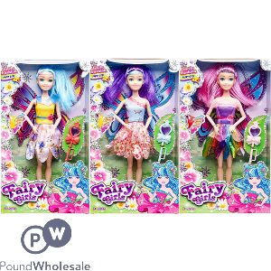 Fashion Fairy Doll With Wings Assorted