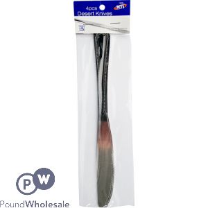 Dessert Knife In Poly Bag 4 Pack