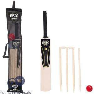 Epic Sport Size 3 Kids Cricket Set 7pc