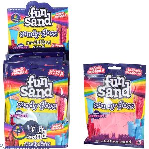 Fun Sand Sandy Floss Modelling Sand Cdu Assorted Colours