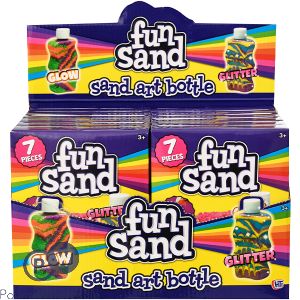 Fun Sand Art Bottle 7pc CDU Assorted