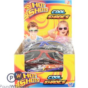 Hot Shots Uv 400 Kids Sunglasses Cdu Assorted Colours