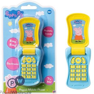 PEPPA PIG PEPPA&#039;S ELECTRONIC FLIP MOBILE PHONE