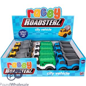 RACEY ROADSTERZ INDUSTRIAL CITY VEHICLES CDU ASSORTED