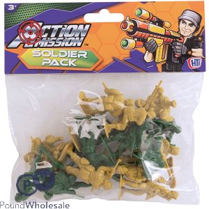 Action Mission Assorted Mini Toy Soldier Figurines Pack