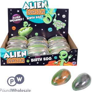 Alien Invasion Alien Birth Egg Cdu Assorted