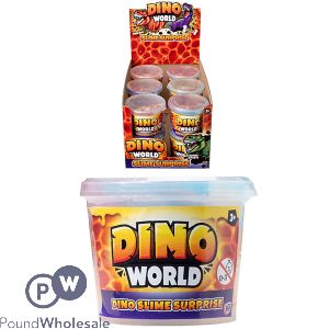 Dino World Dinosaur Slime Surprise Cdu Assorted