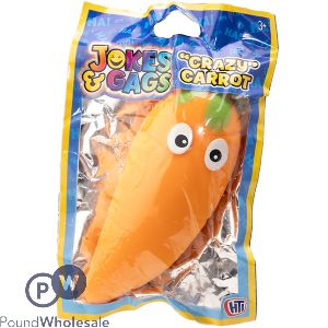 Jokes & Gags Crazy Carrot Squish Toy