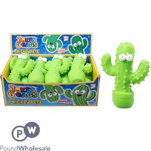 Jokes & Gags Prickly Pete Cactus Squish Toy CDU