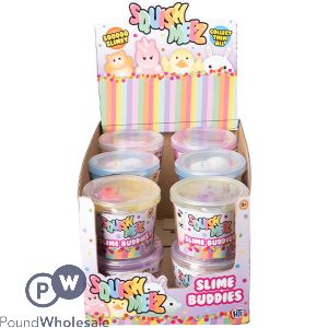 Squish Meez Slime Buddies Squish Toy CDU Assorted