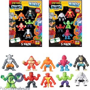 Stretcherz Stretch Squad Mini Toys 5 Pack Assorted