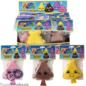 Jokes & Gags Poopee Cushion Cdu Assorted Colours