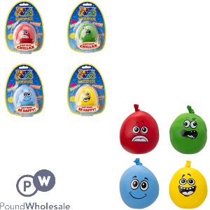 Jokes & Gags Moody Face Squish Toys Assorted