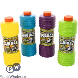 Bubblz Bubble Solution 1l Assorted Colours