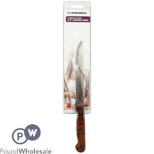 Prima Stainless Steel Wood Handle Carving Knife 6.5cm