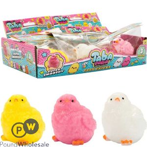 Taba Chicks Super Smooshy Squish Toy Cdu Assorted Colours
