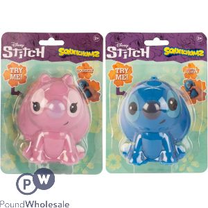 Disney Stitch Squelchums Squishy Toy Assorted