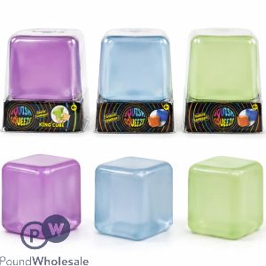 Squish Squeeze Mega Cube Squish Toy 8cm Assorted Colours