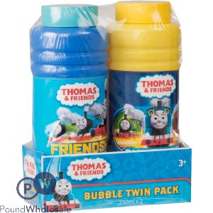 Thomas And Friends Twin Pack Bubbles (250ml X 2)