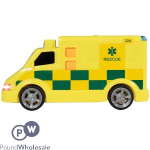 Teamsterz Light & Small Uk Ambulance Toy