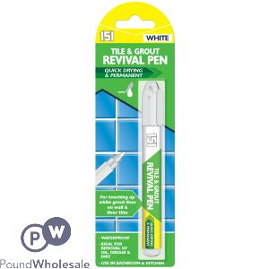 151 TILE &amp; GROUT REVIVAL PEN WHITE