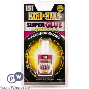 151 Hard As Nails Brush On Super Glue 20g